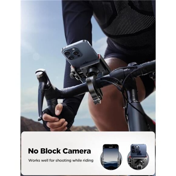 Motorcycle Bike Phone Mount Holder - Bicycle Handlebar Cell Phone Mount - Picture 2 of 7